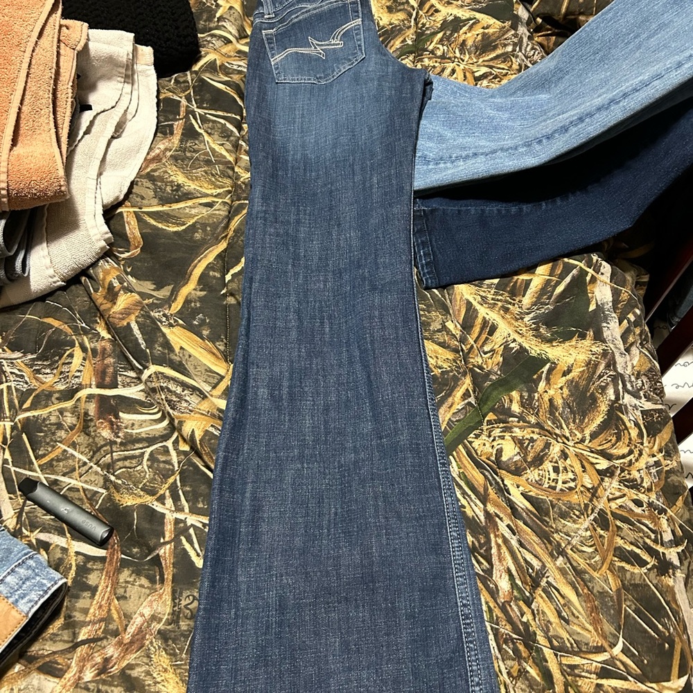 Wrangler Dark Blue Flare Jeans